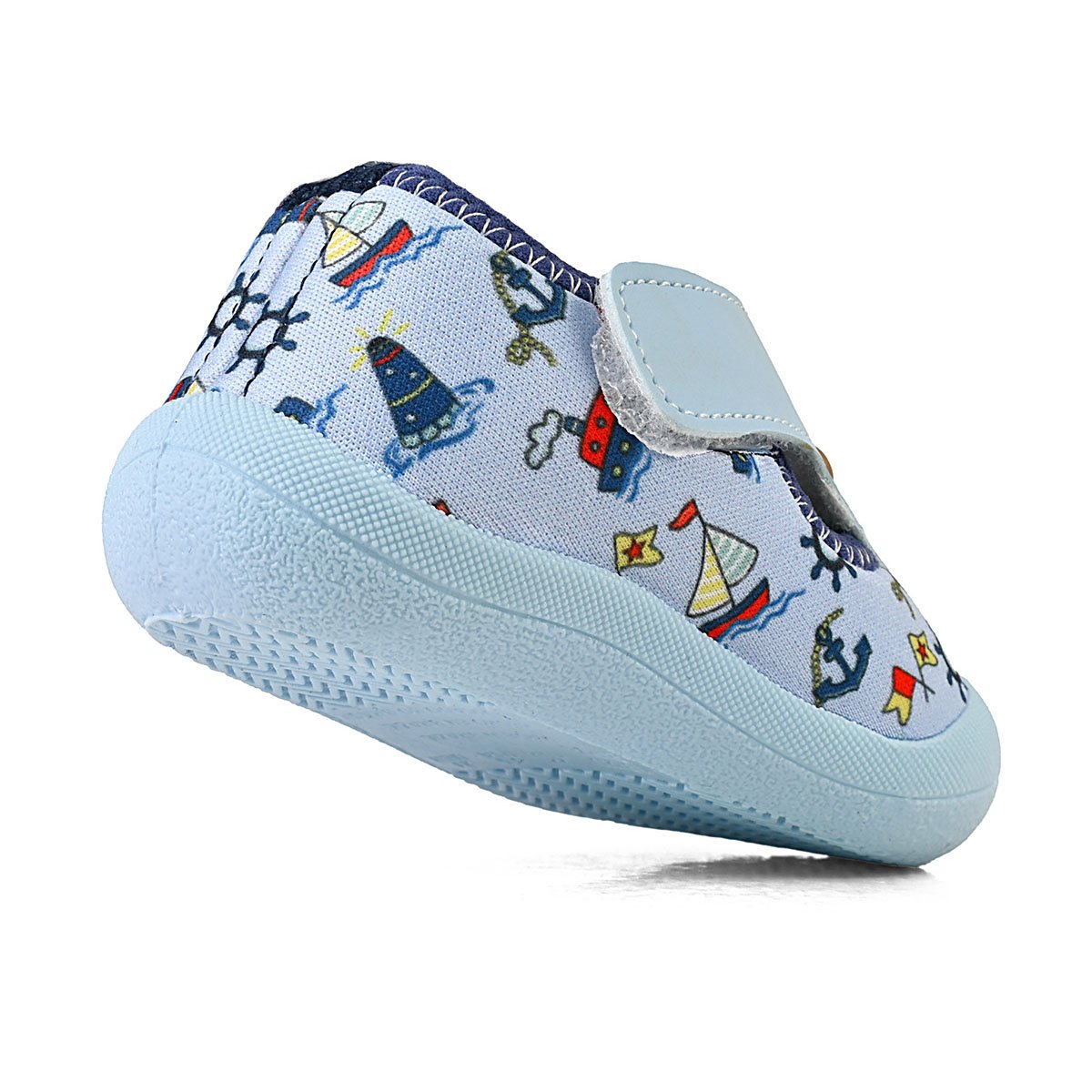Sapameia Infantil Bebê Menino Azul Marinheiro Enfeite Antiderrapante Gatatuya Azul 5