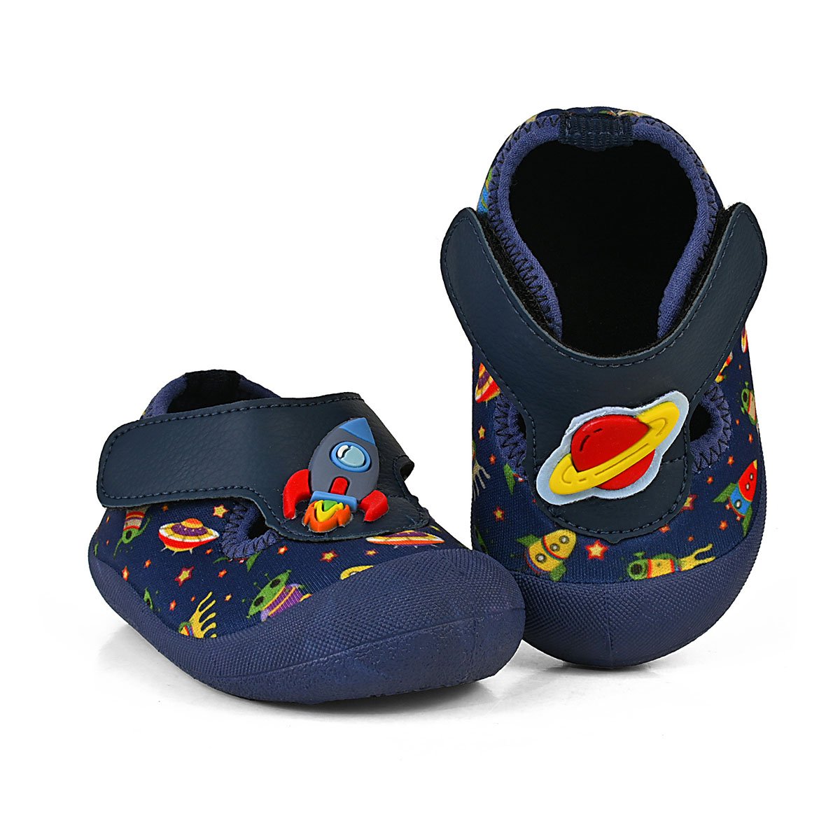 Sapameia Infantil Bebê Menino Marinho Galáxia Enfeite Antiderrapante Gatatuya Azul Marinho 3
