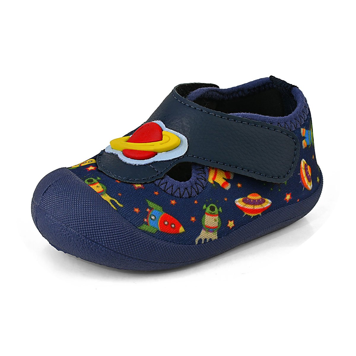 Sapameia Infantil Bebê Menino Marinho Galáxia Enfeite Antiderrapante Gatatuya Azul Marinho 6