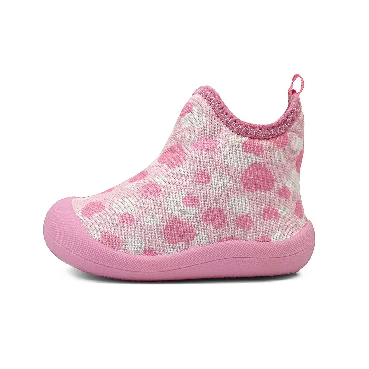 Sapameia Rosa/Coração Infantil Bebê Menina Confortável Cano Alto Casual Gatatuya Rosa 3