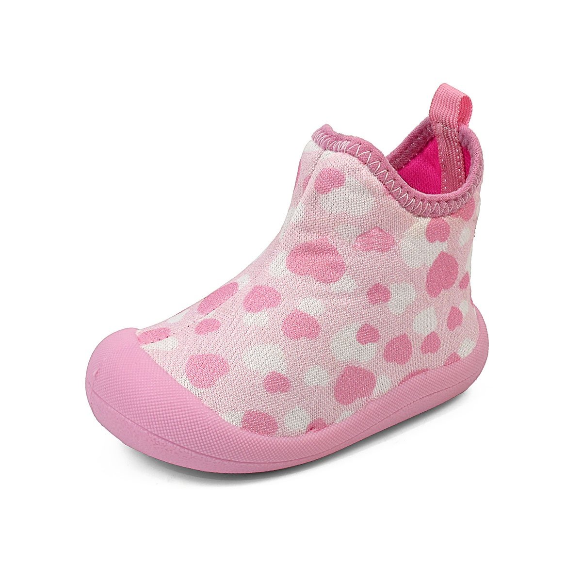 Sapameia Rosa/Coração Infantil Bebê Menina Confortável Cano Alto Casual Gatatuya Rosa 4