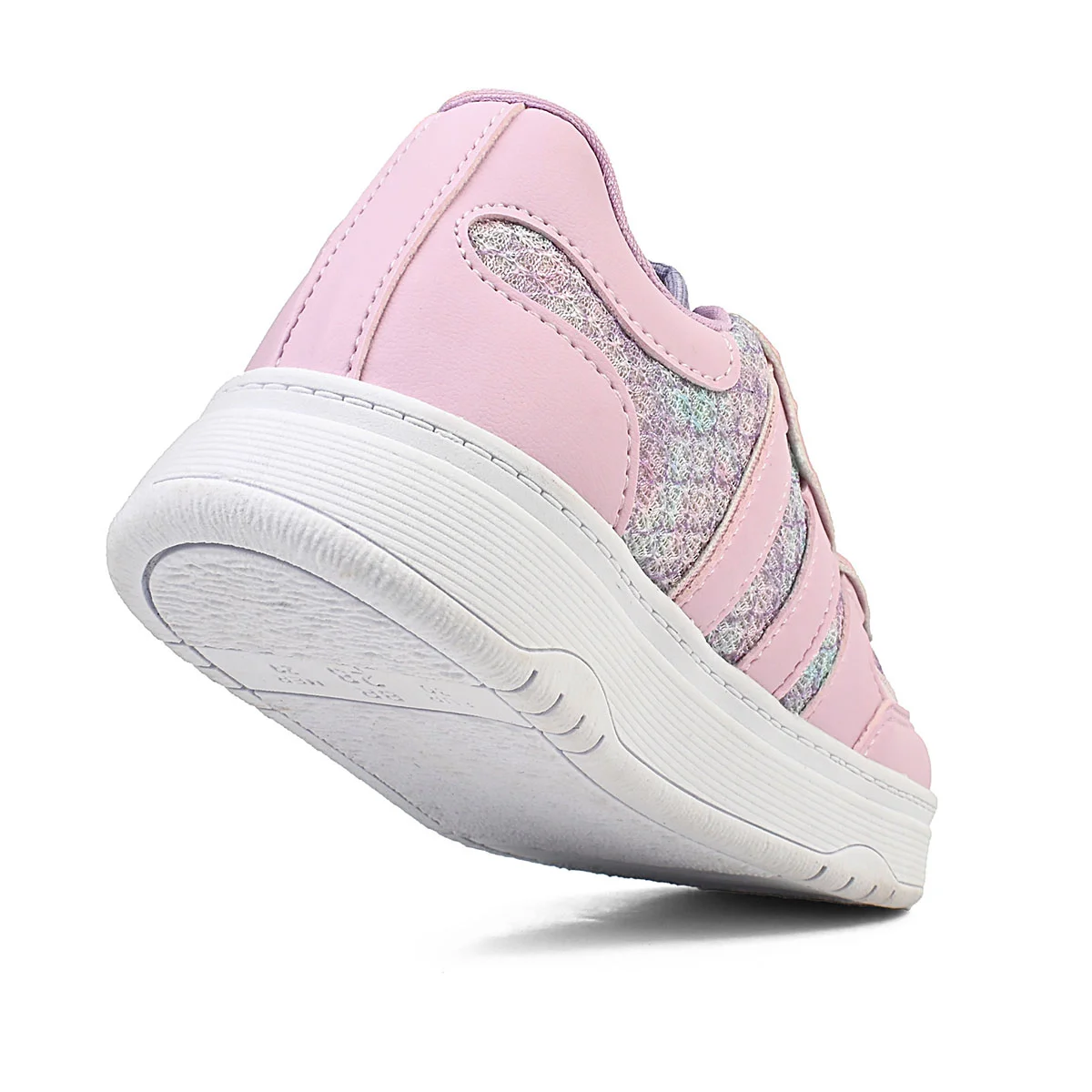 Tênis Infantil Feminino Escolar Calce Fácil Conforto Lilás/Brilho Gatatuya Lilás 4