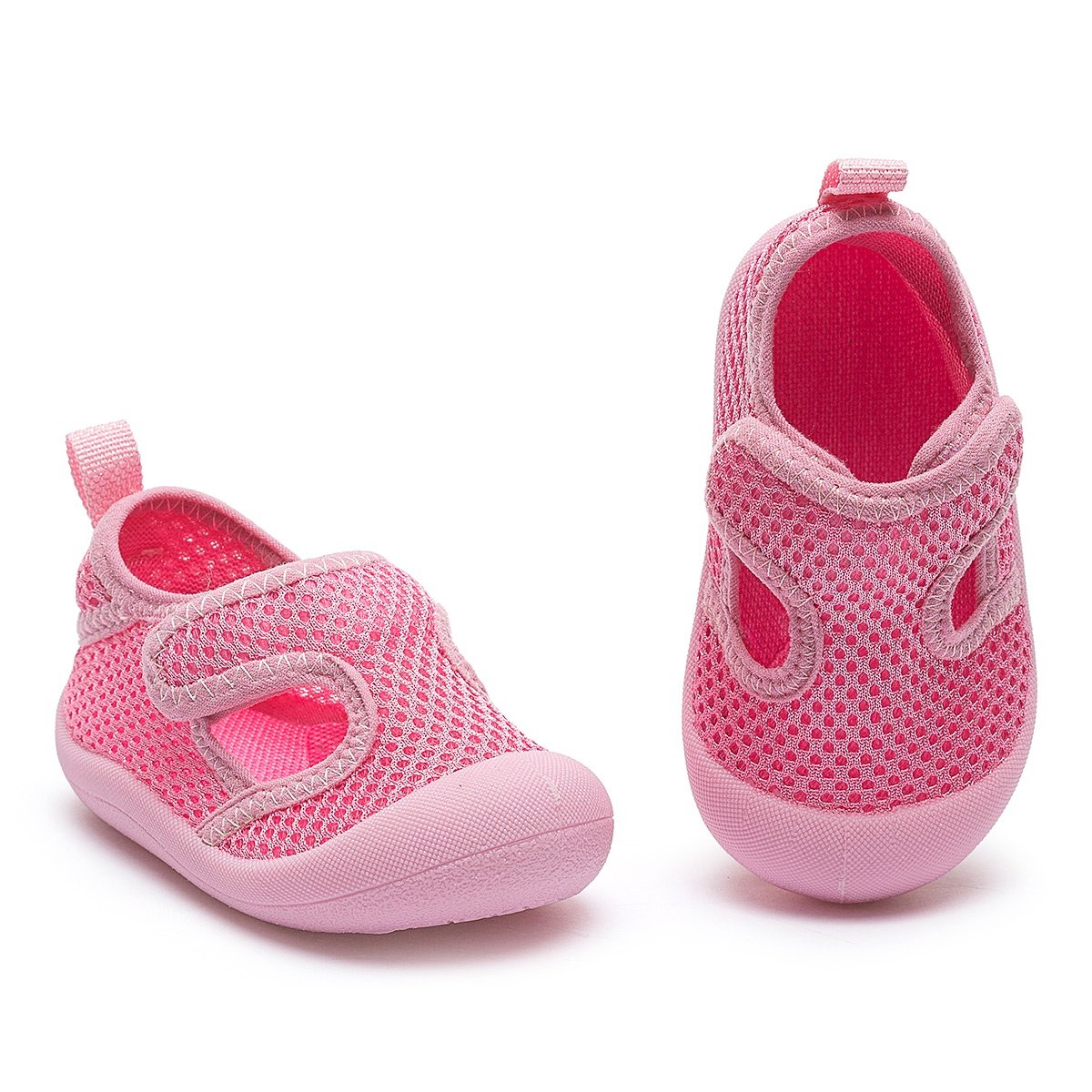 Calce Fácil Infantil Menina Bebê Praia Respirável Rosa Gatatuya