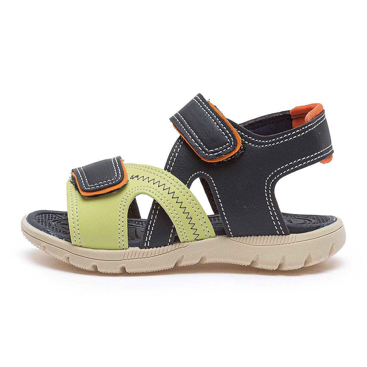 Papete Calce Fácil Infantil Menino Antiderrapante Casual Verão Escolar Azul Gatatuya Preto 3