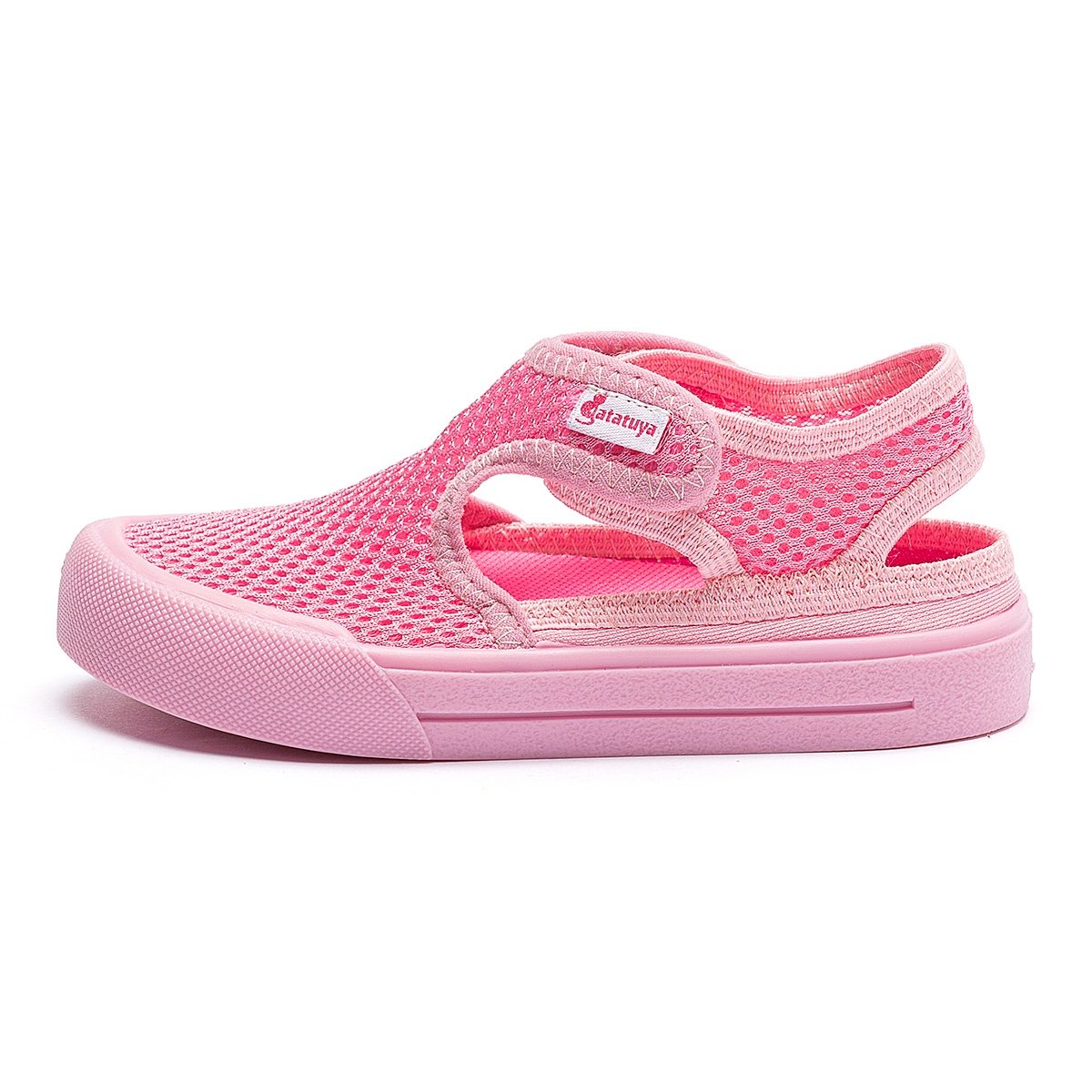 Sandália Papete Infantil Menina Confortável Escolar Antiderrapante Rosa Gatatuya Rosa 3