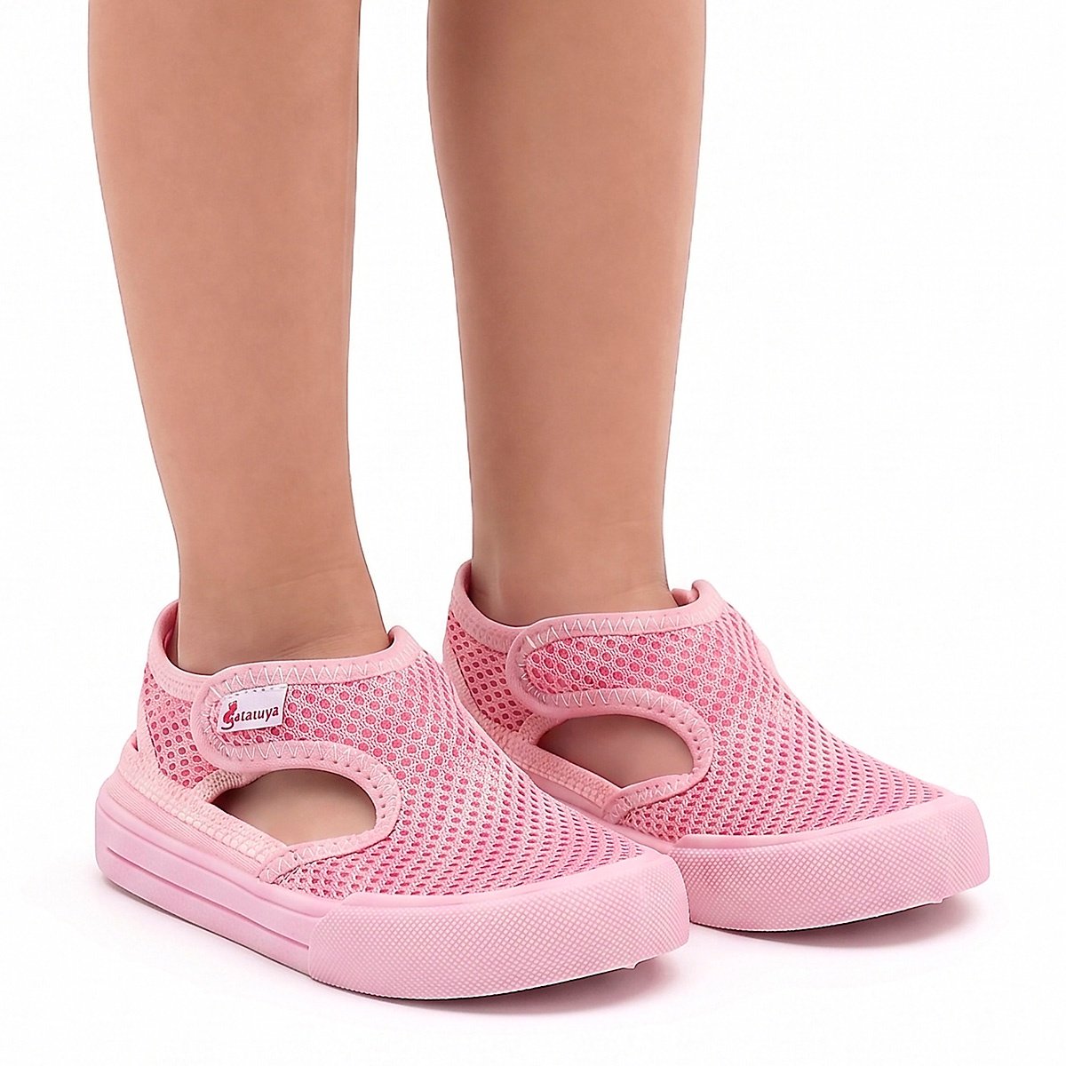 Sandália Papete Infantil Menina Confortável Escolar Antiderrapante Rosa Gatatuya Rosa 6