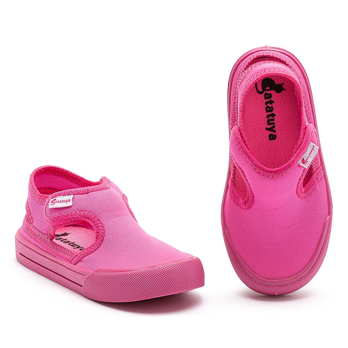 Sandália Papete Infantil Menina Confortável Escolar Antiderrapante Pink Gatatuya
