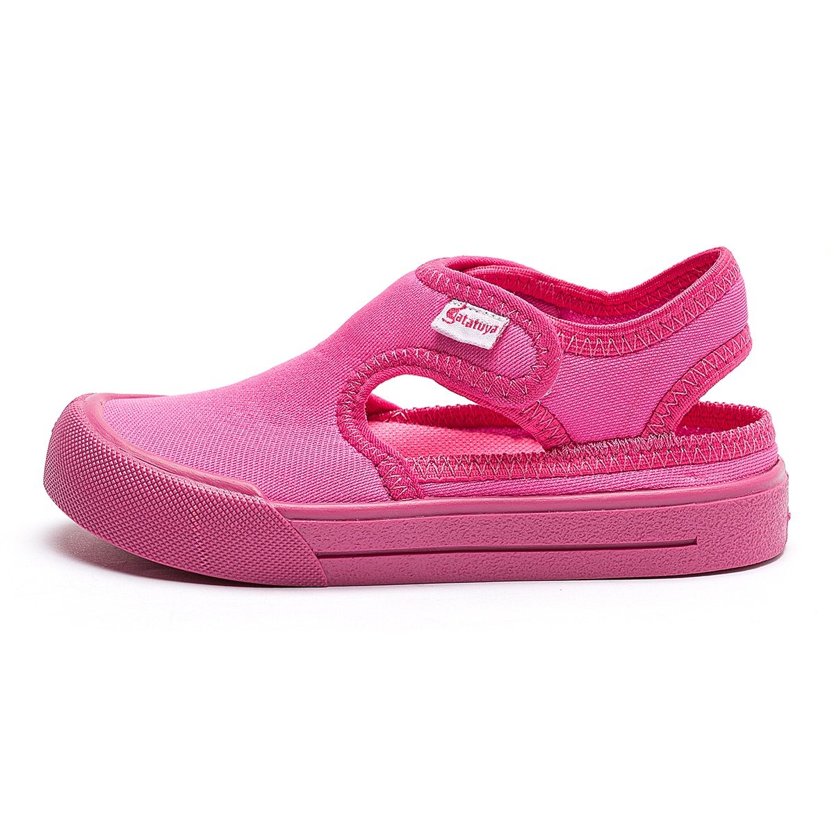Sandália Papete Infantil Menina Confortável Escolar Antiderrapante Pink Gatatuya Rosa 3