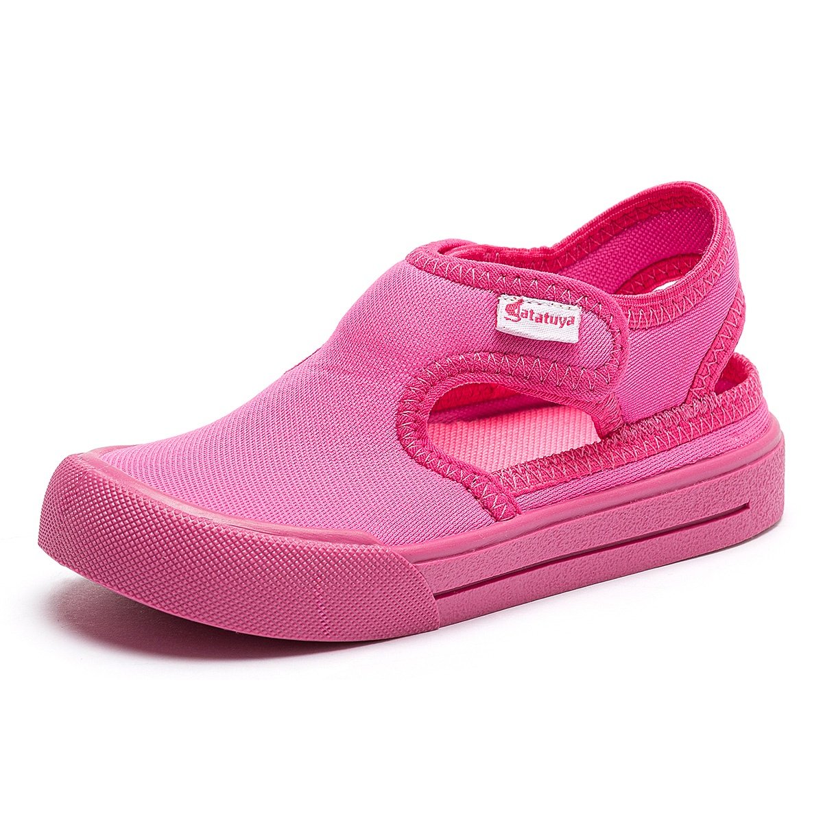 Sandália Papete Infantil Menina Confortável Escolar Antiderrapante Pink Gatatuya Rosa 5