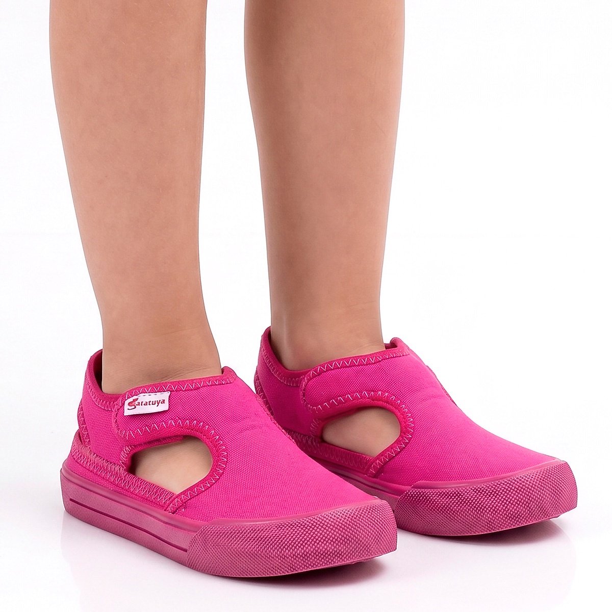 Sandália Papete Infantil Menina Confortável Escolar Antiderrapante Pink Gatatuya Rosa 6