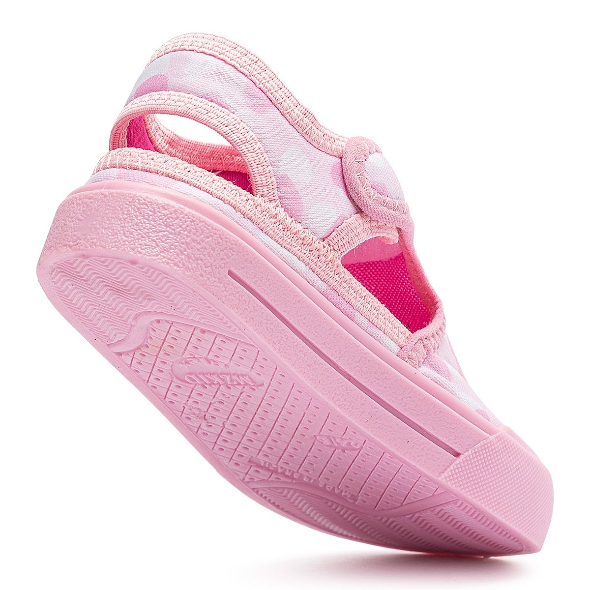Sandália Papete Infantil Menina Confortável Escolar Antiderrapante Rosa Coração Gatatuya Rosa 4