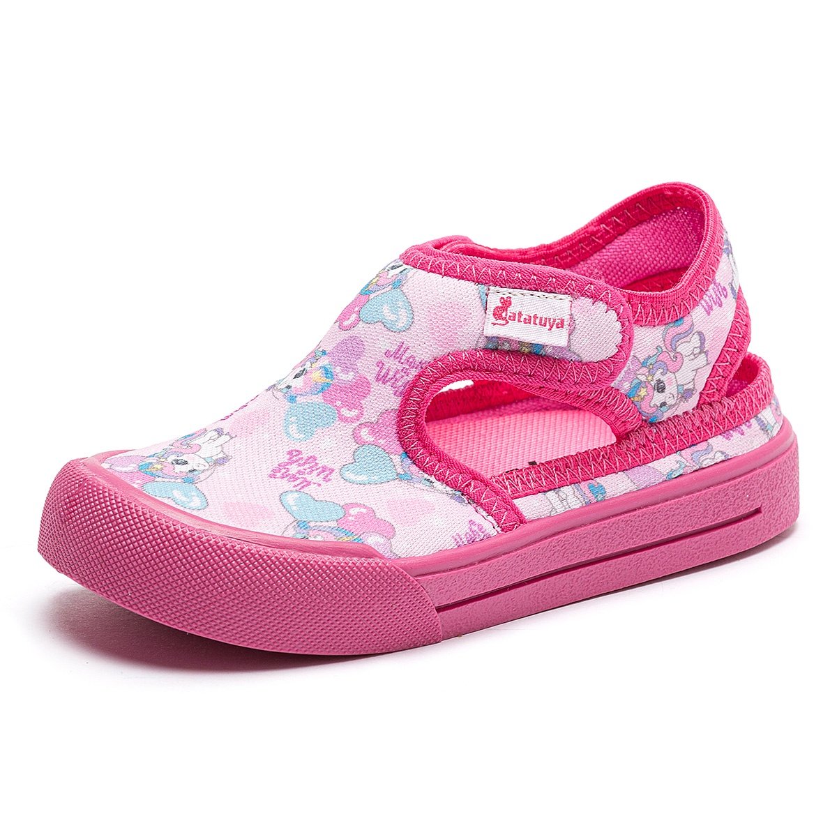 Sandália Papete Infantil Menina Confortável Escolar Antiderrapante Pink Unicórnio Gatatuya Rosa 5