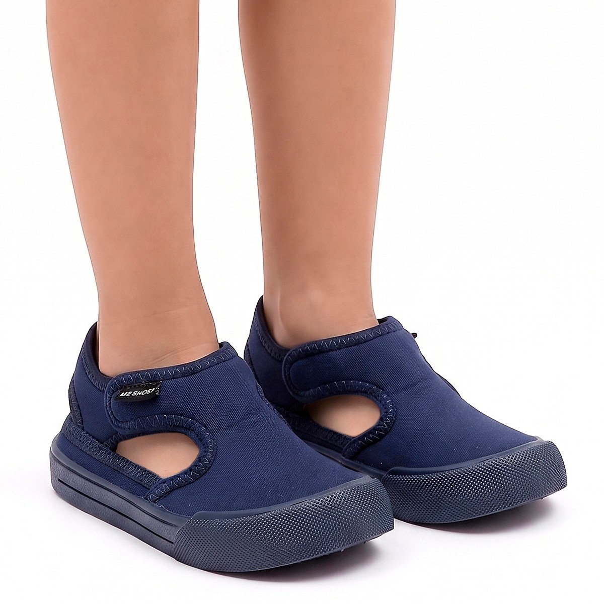 Sandália Papete Infantil Menino Confortável Escolar Antiderrapante Marinho Gatatuya Azul 6