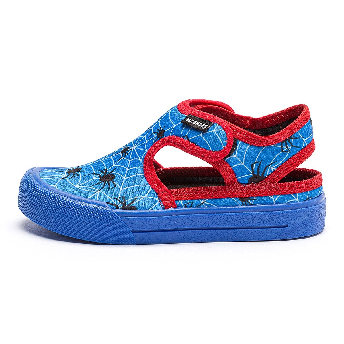 Sandália Papete Infantil Menino Confortável Escolar Antiderrapante Azul Aranha Gatatuya Azul 3