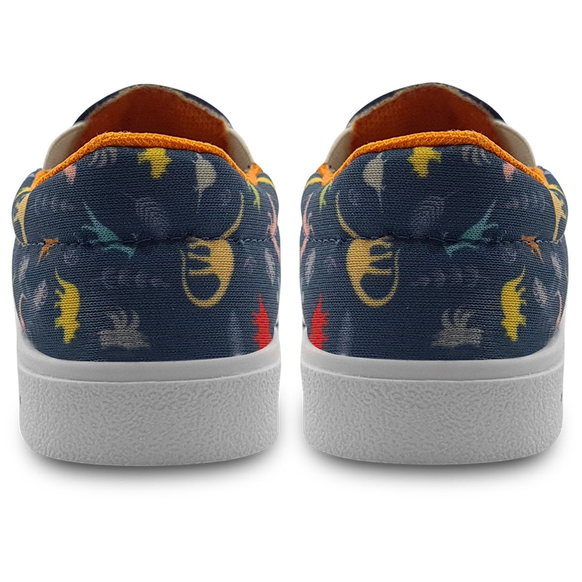 Tênis Infantil Gatatuya Mz Flex Menino Dinossauros Marinho/Laranja Azul 4