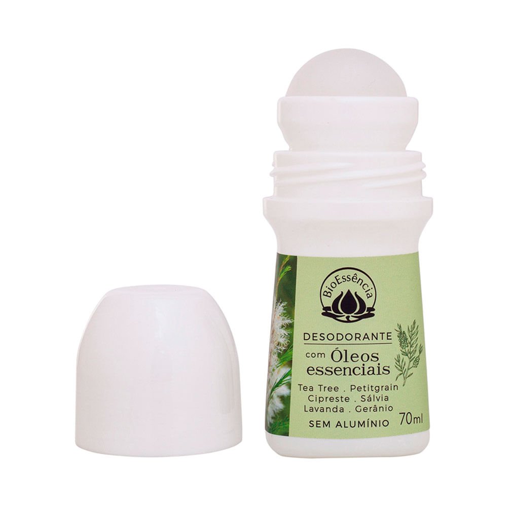 Desodorante Roll-on Natural de Tea Tree 70ml – BioEssência