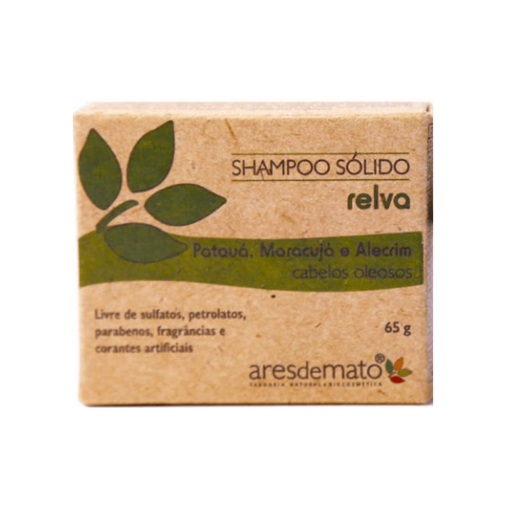 Shampoo Sólido Relva para Cabelos Oleosos 65g Ares de Mato 65g