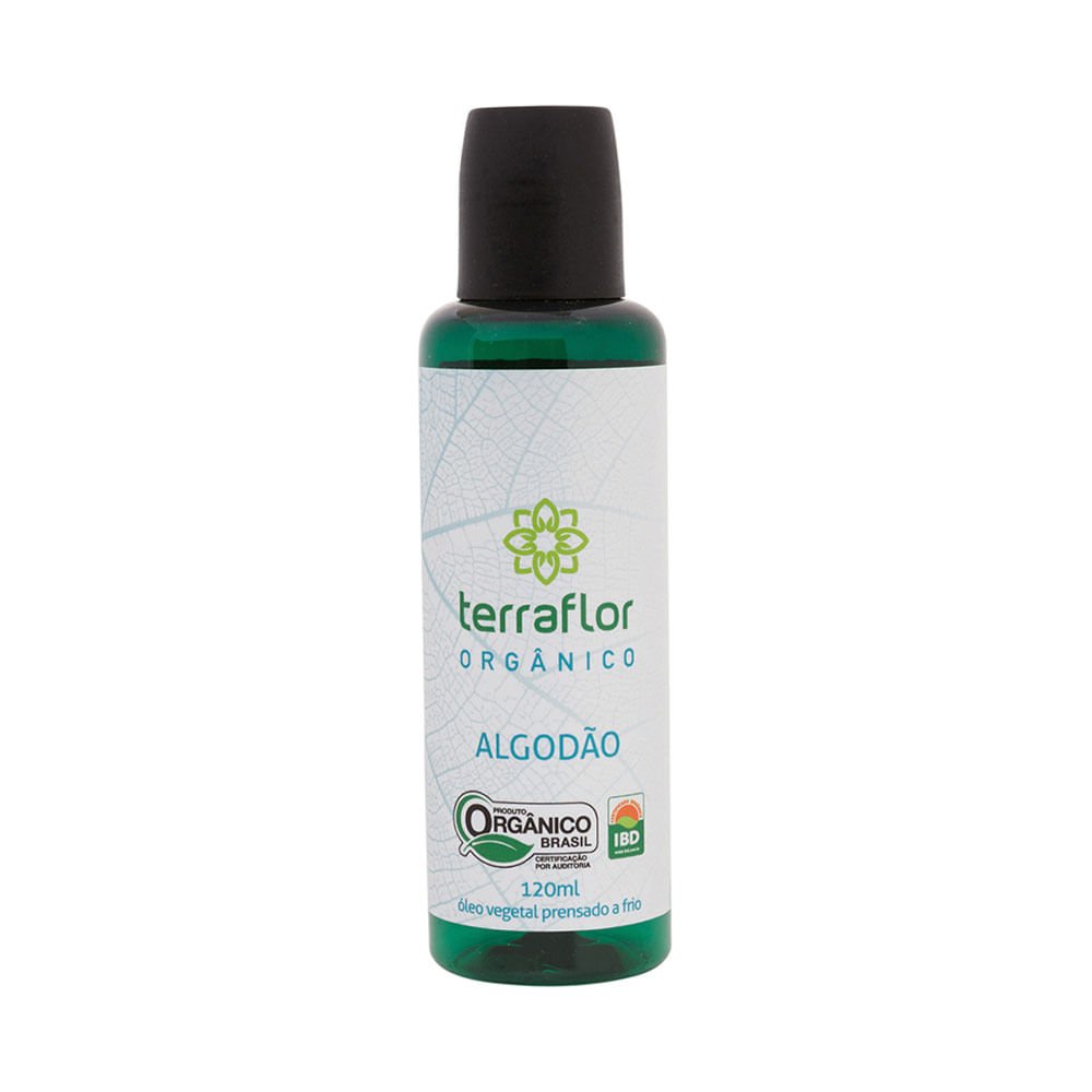 Óleo Vegetal de Algodão Orgânico 120ml - Terra Flor