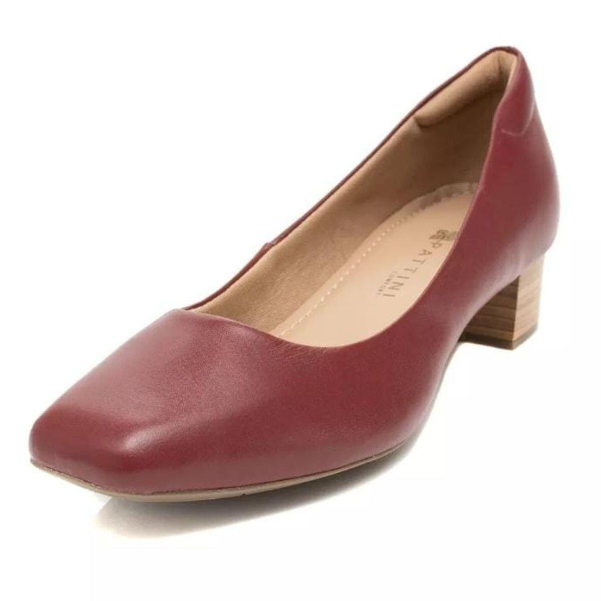 Sapato Feminino Social Neftali Em Couro Salto Baixo 3226 Preto 2