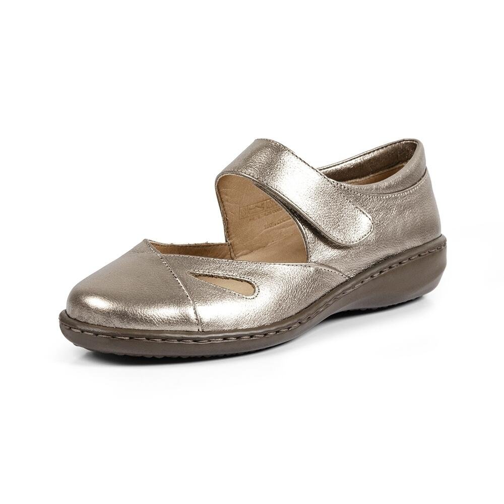 Sapato Feminino Enjoy Opananken 63807 Prata 2