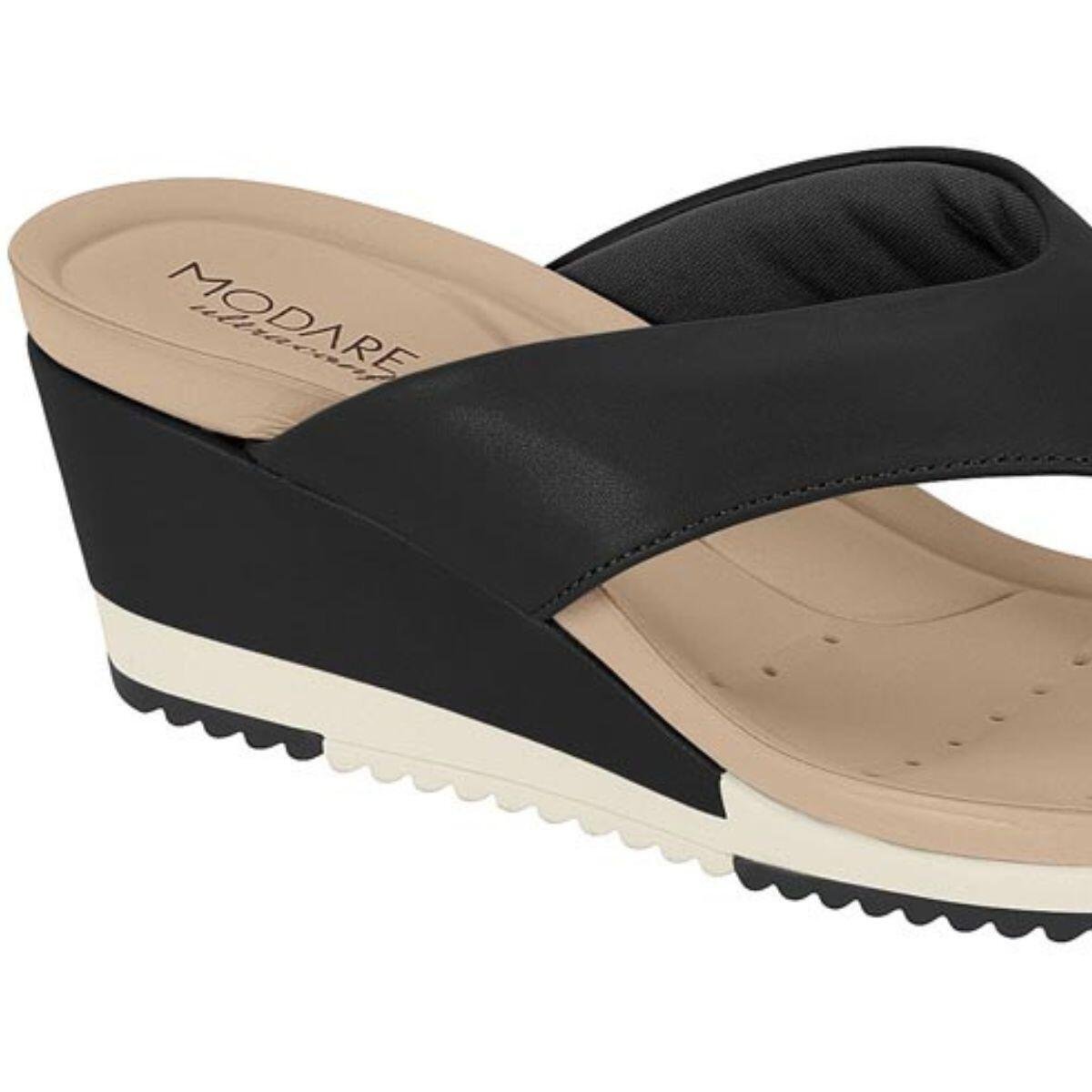 Tamanco Feminino Modare Napa Dedo Anabela 77123.149 Preto 4