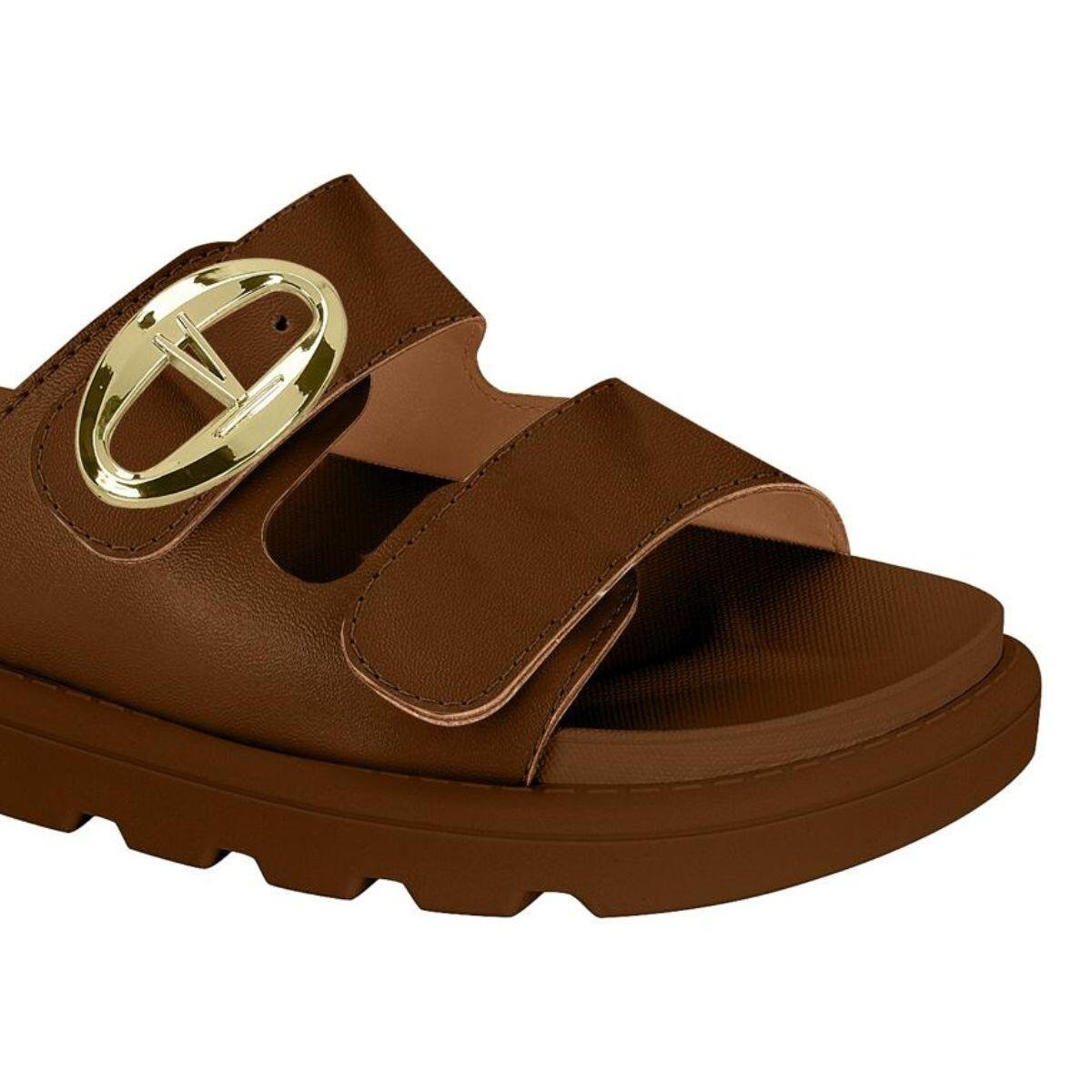 Papete Feminina Vizzano Flatform Pelica 6510.115 Marrom 3