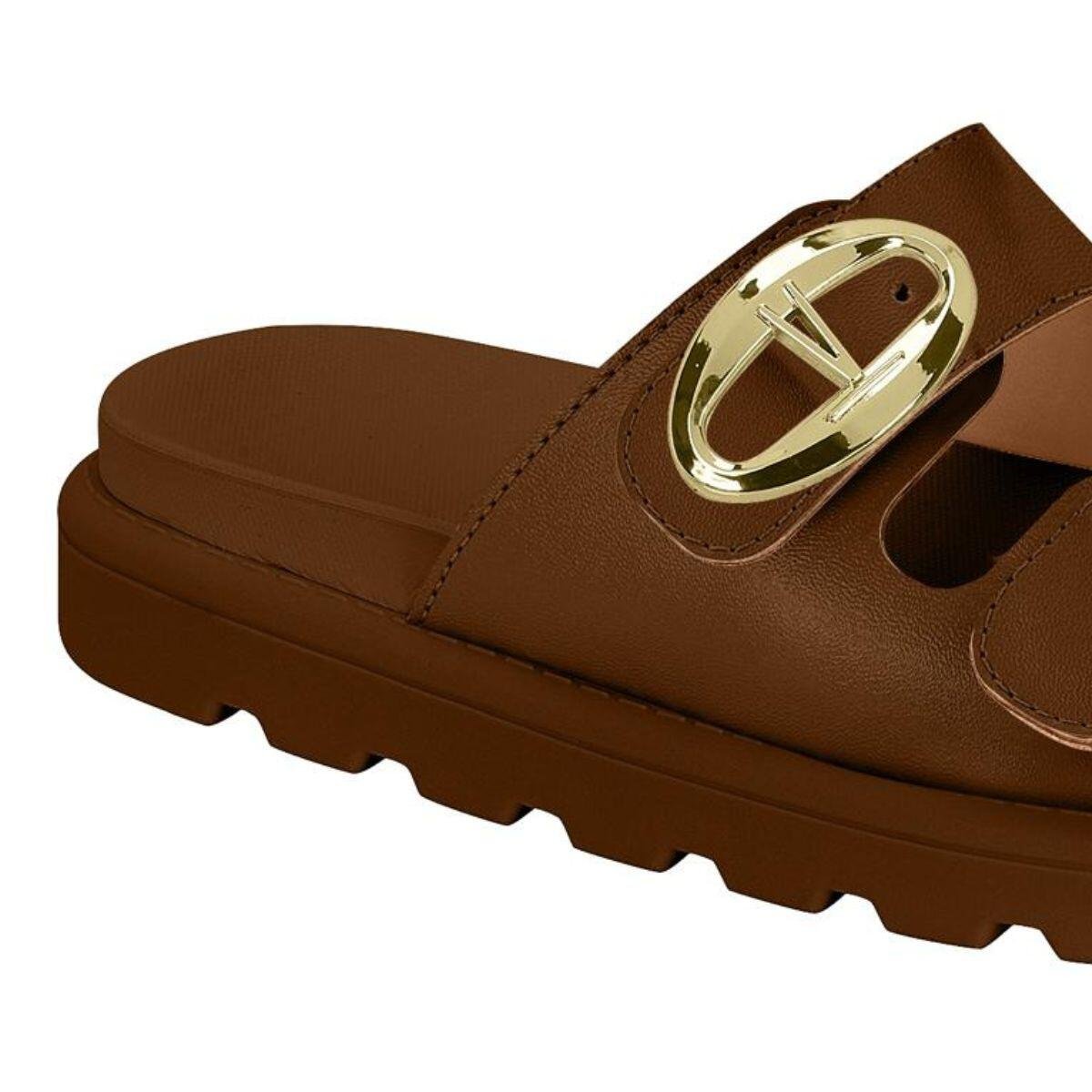 Papete Feminina Vizzano Flatform Pelica 6510.115 Marrom 4