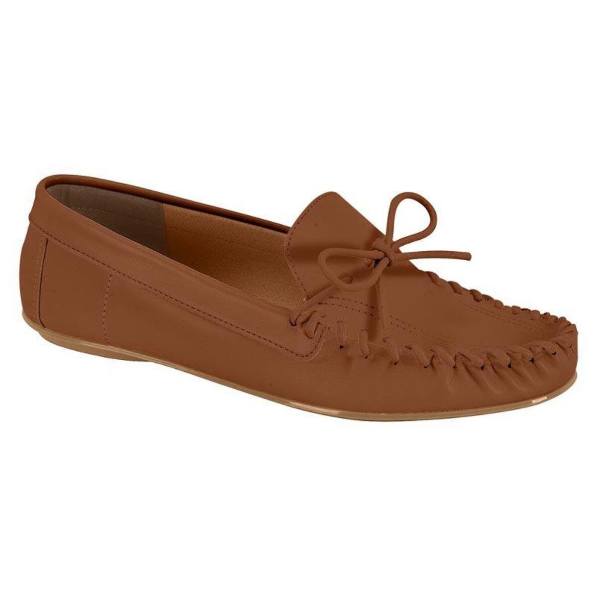 Mocassim Feminino Vizzano Laço Pelica 1465.101 Marrom 1