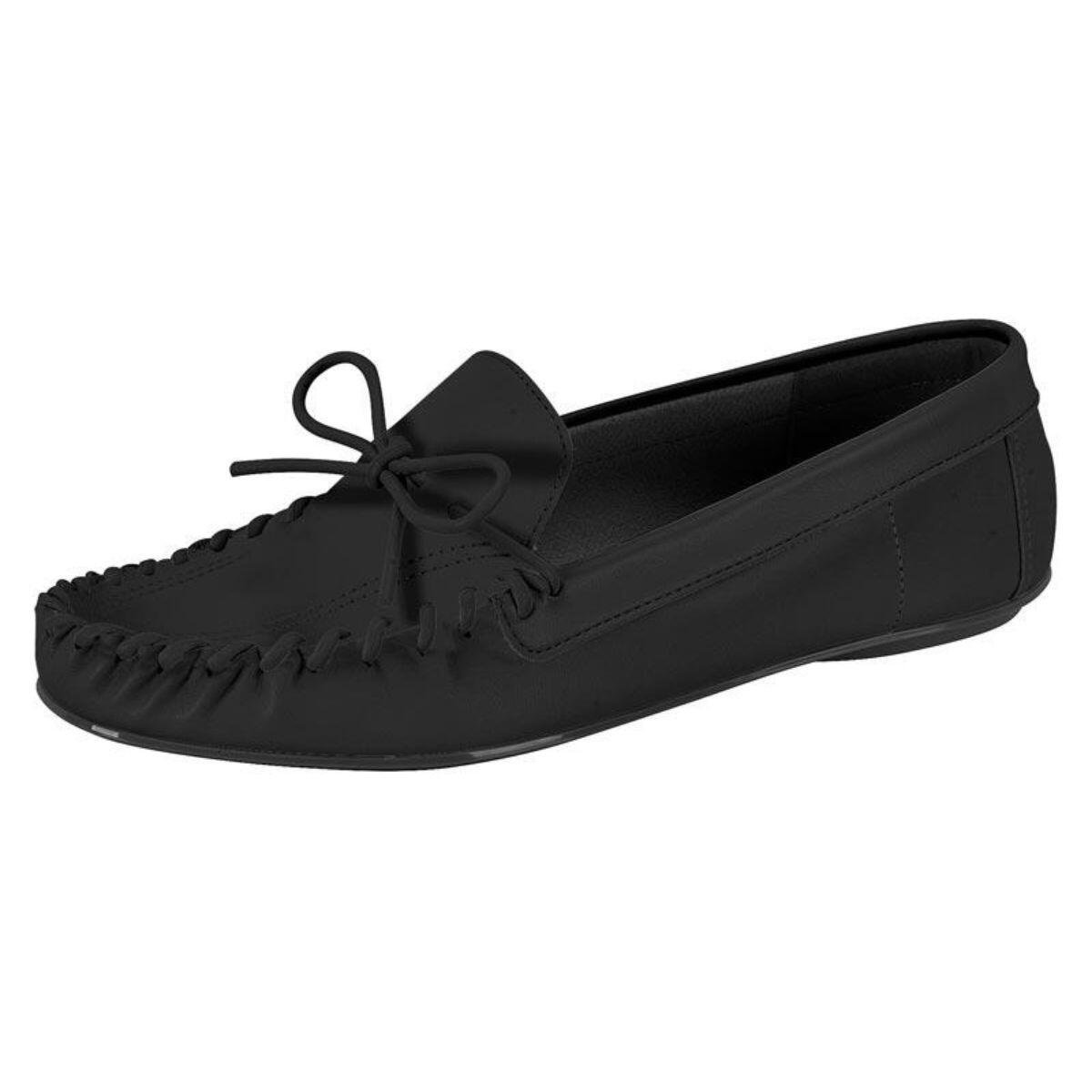 Mocassim Feminino Vizzano Laço Pelica 1465.101 Preto 2
