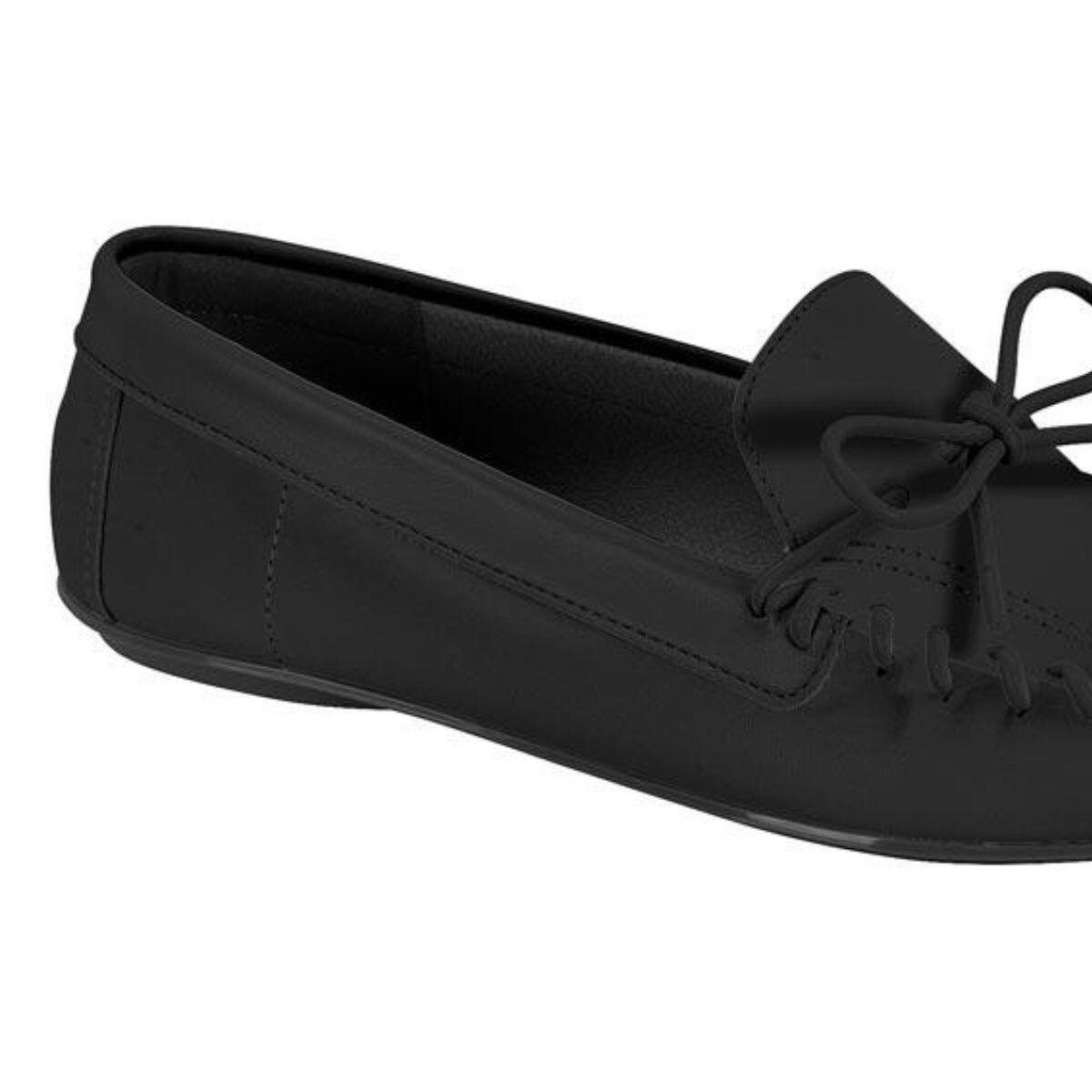 Mocassim Feminino Vizzano Laço Pelica 1465.101 Preto 3