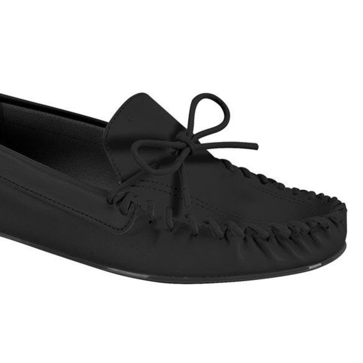 Mocassim Feminino Vizzano Laço Pelica 1465.101 Preto 4