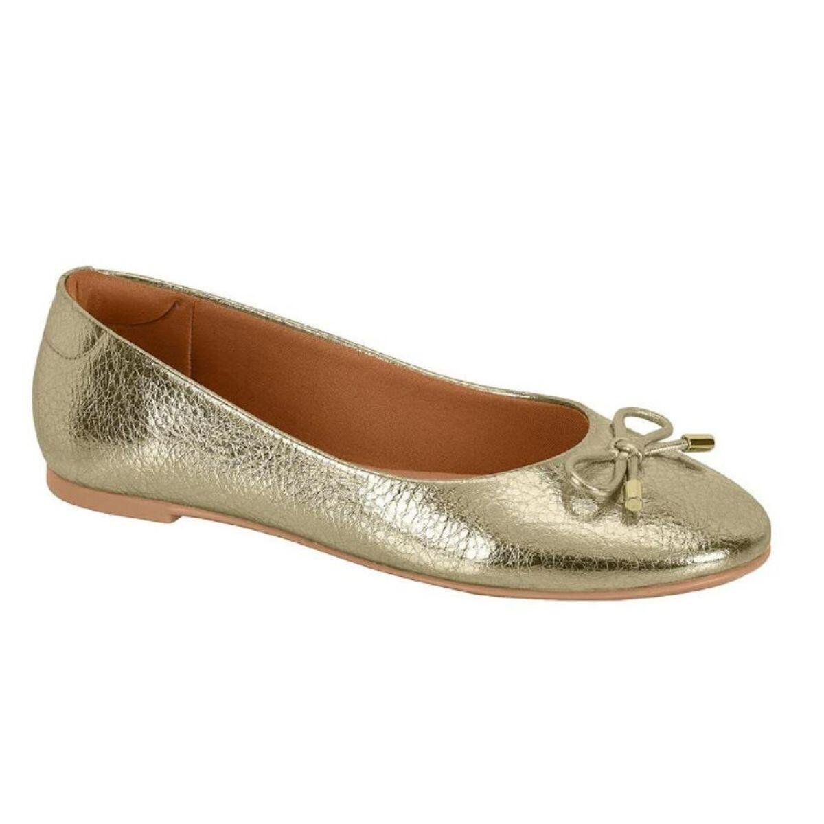 Sapatilha Feminina Vizzano Casual Laço Metalizada 1443.100