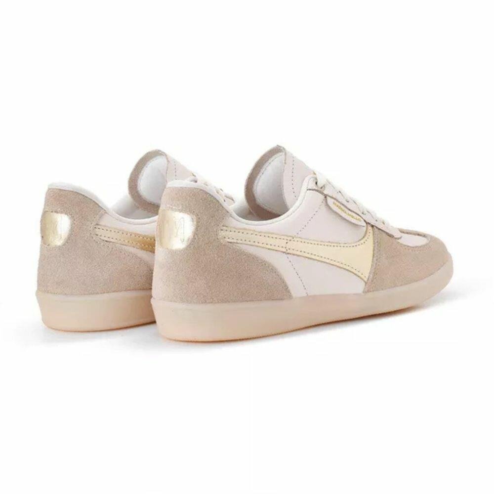 Tênis Feminino Marina Mello em Couro Cora Porcelana 12175 Off White 3