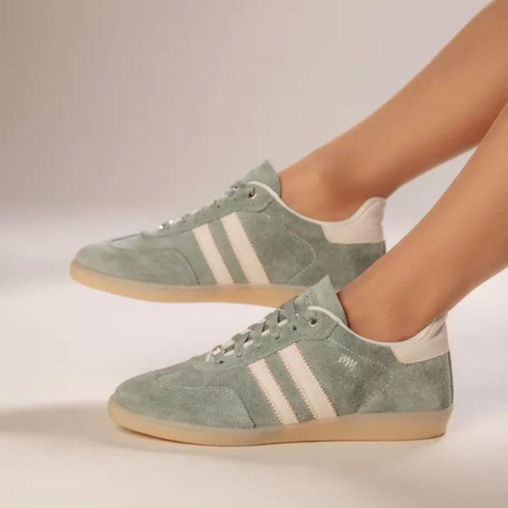 Tênis Feminino Emma Marina Mello em Couro 12154 Cinza 6