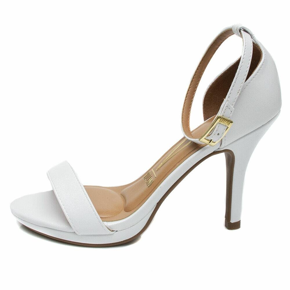 Sandália Feminina Vizzano Festa Salto Fino 6210.655 Branco 3