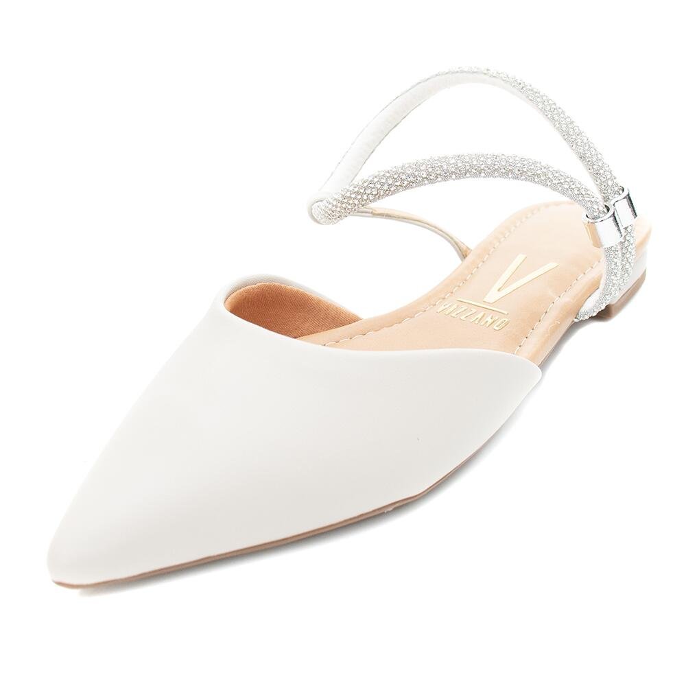 Mule Feminino Vizzano Tira Strass Pelica 1206.1003 Branco 3