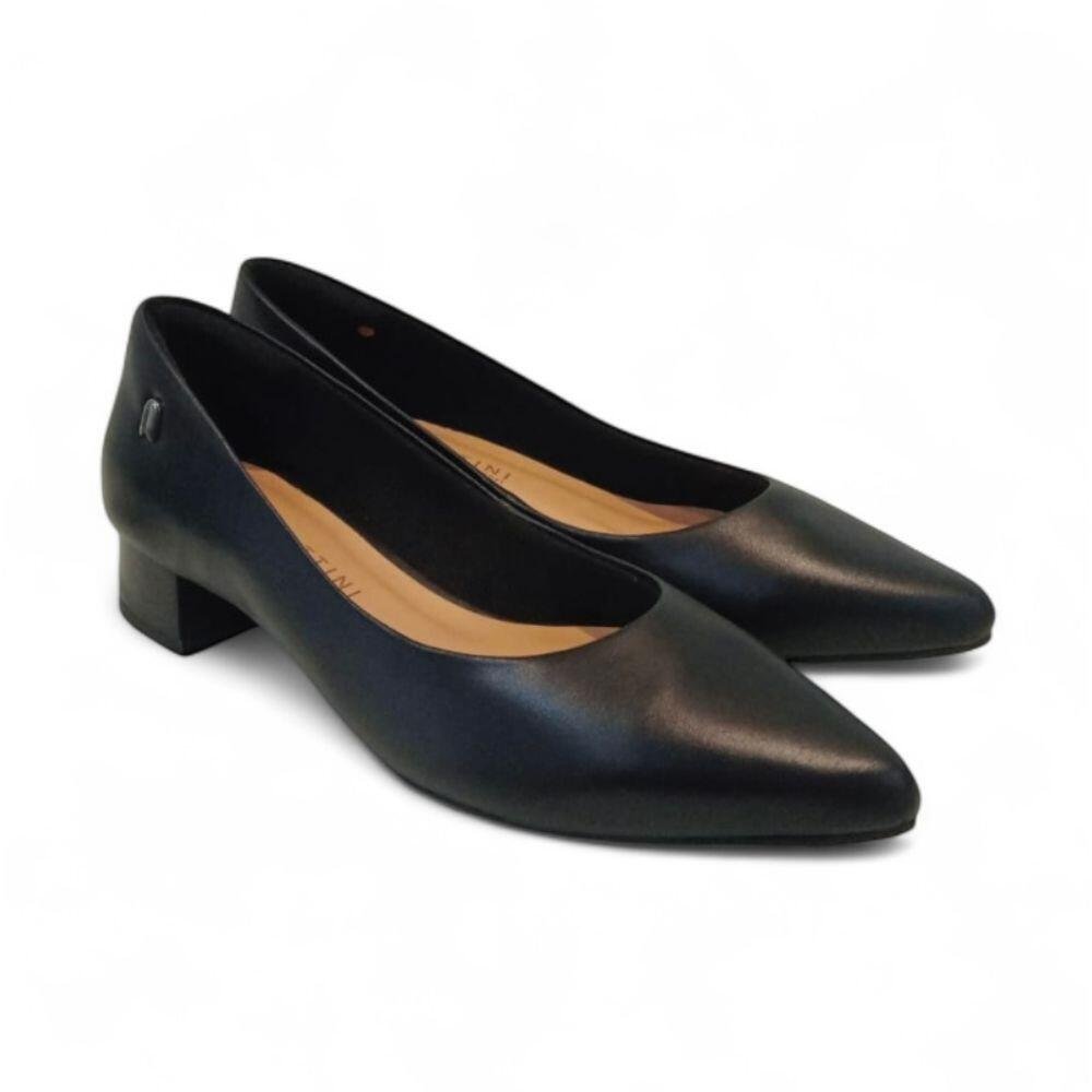 Scarpin Neftali Comfort em Couro Liso 34001 Preto 3
