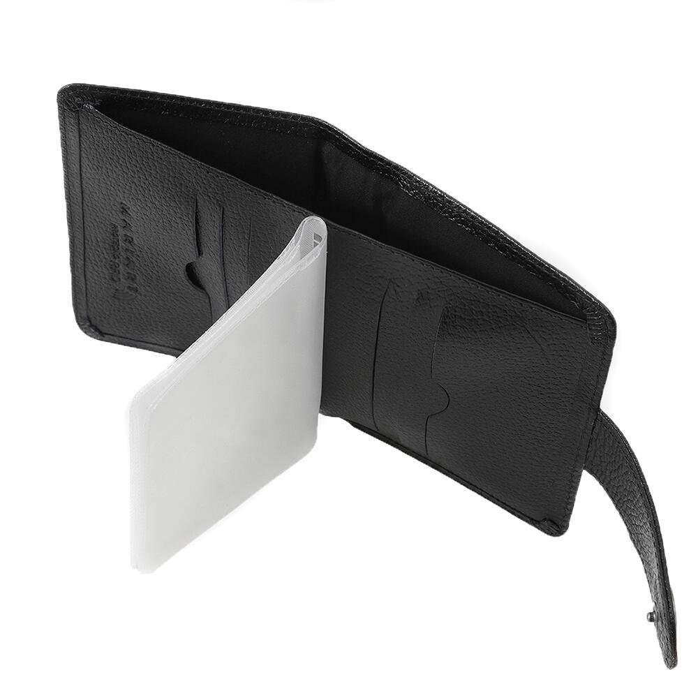 Carteira Média Mariart em Couro 630 Preto 2