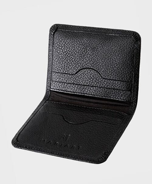Carteira Pequena Mariart em Couro 554 Preto 2