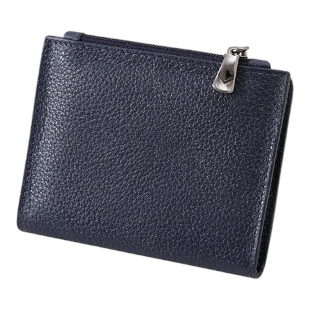 Carteira Mariart em Couro Azurita  645 Azul Marinho 4