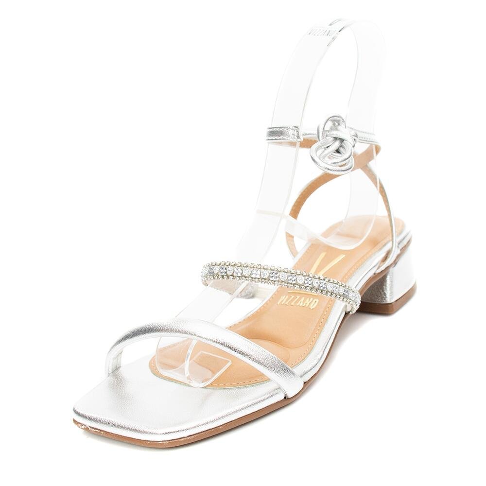 Sandália Vizzano Amarração Strass Prata 6454.225 Prata 3