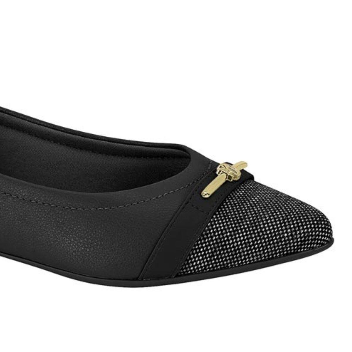Sapatilha Feminina Modare Ultraconforto Bico Fino 7334.244 Preto 3