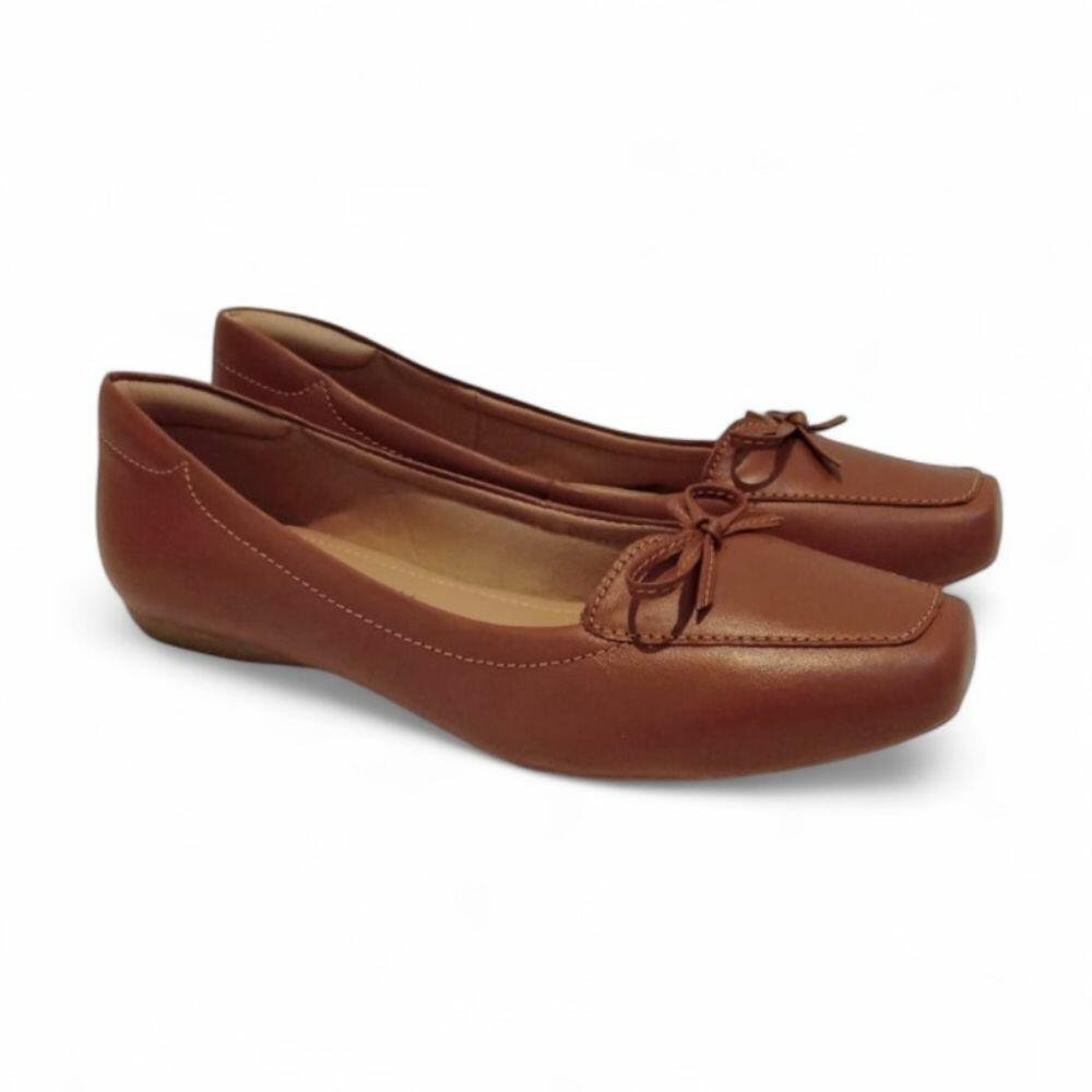 Mocassim Pattini em Couro 2115 Marrom 2