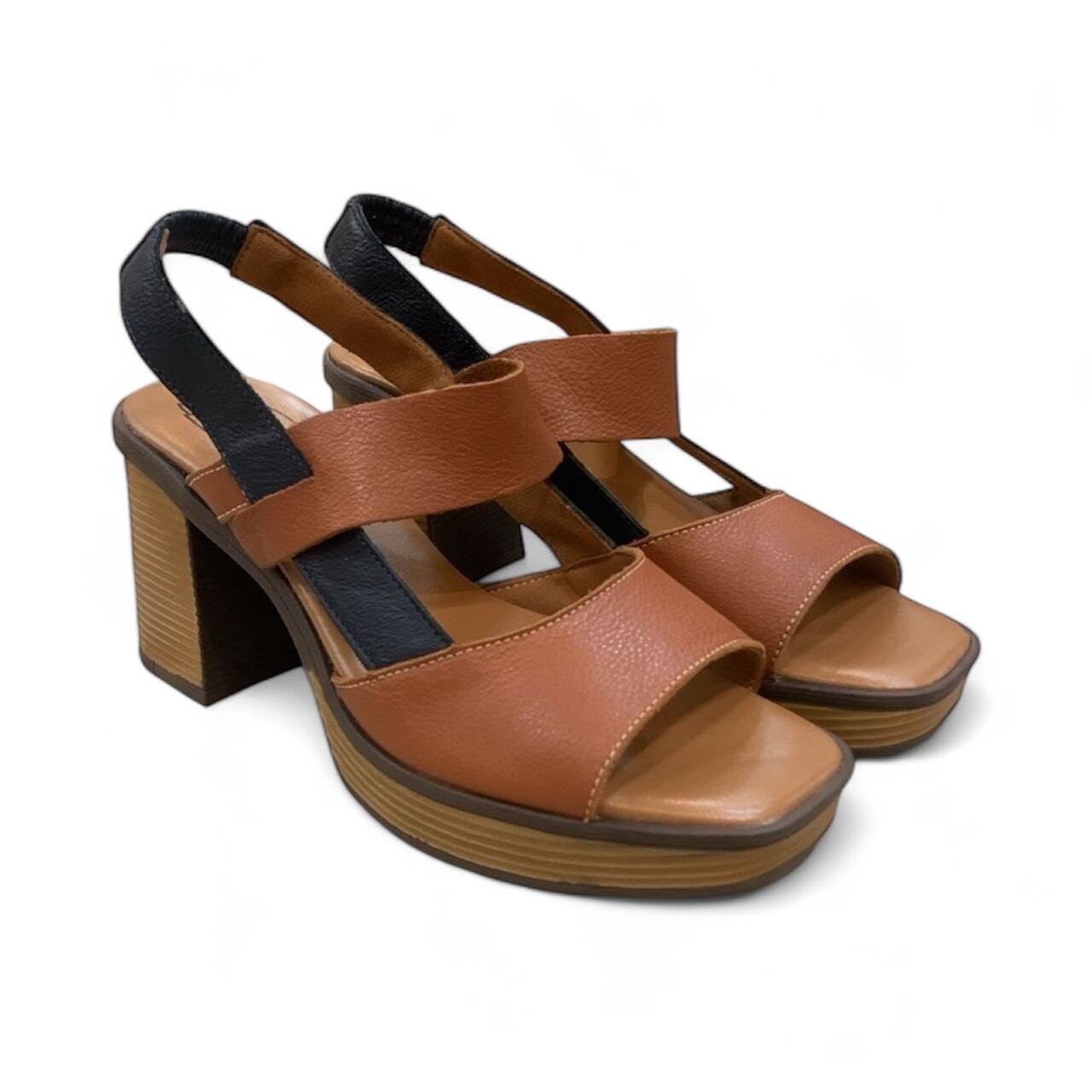 Sandália Feminina Balatore em Couro PS017 Marrom 2