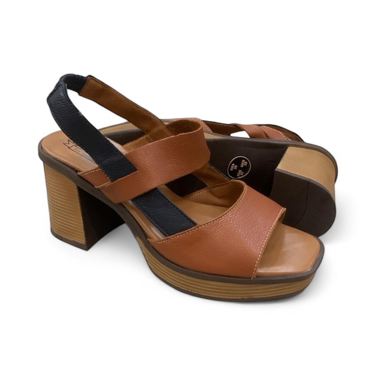 Sandália Feminina Balatore em Couro PS017 Marrom 4