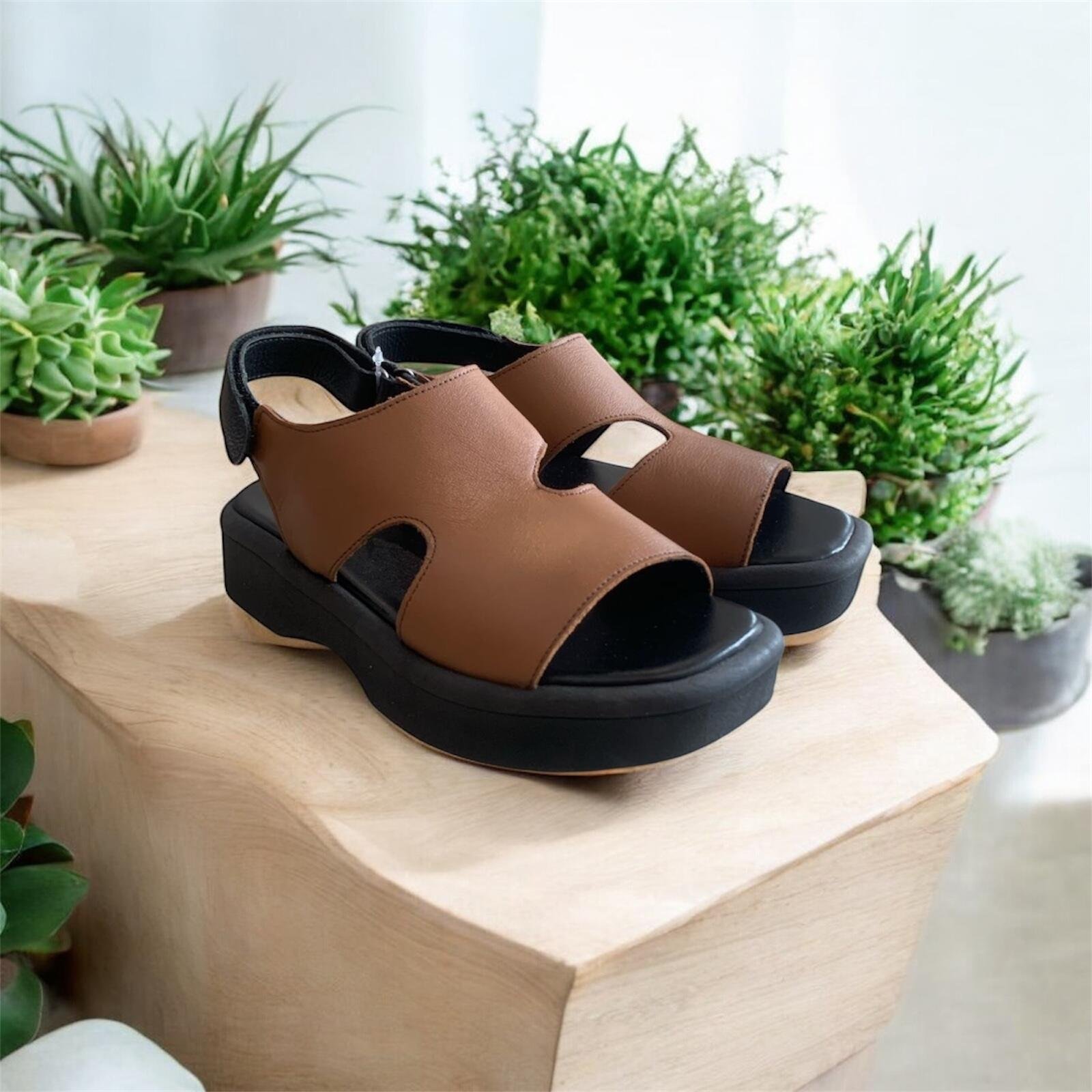 Sandália Feminina Balatore em Couro Martina MR013 Marrom 3