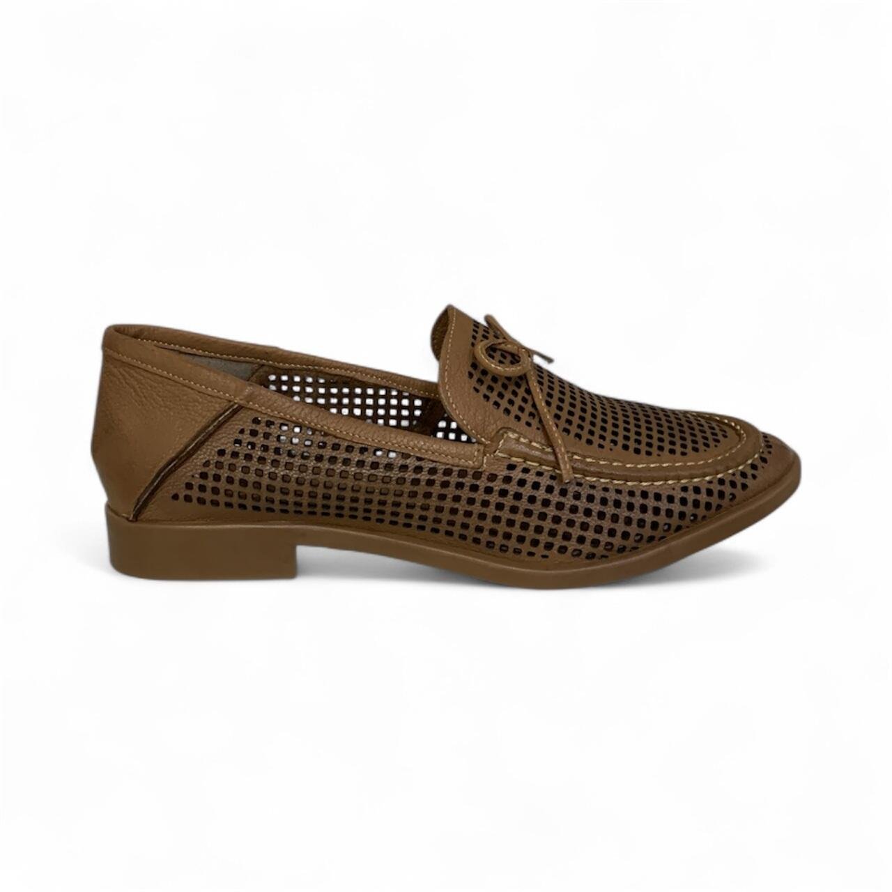 Mocassim Feminino Moscardini em Couro Laço 350998