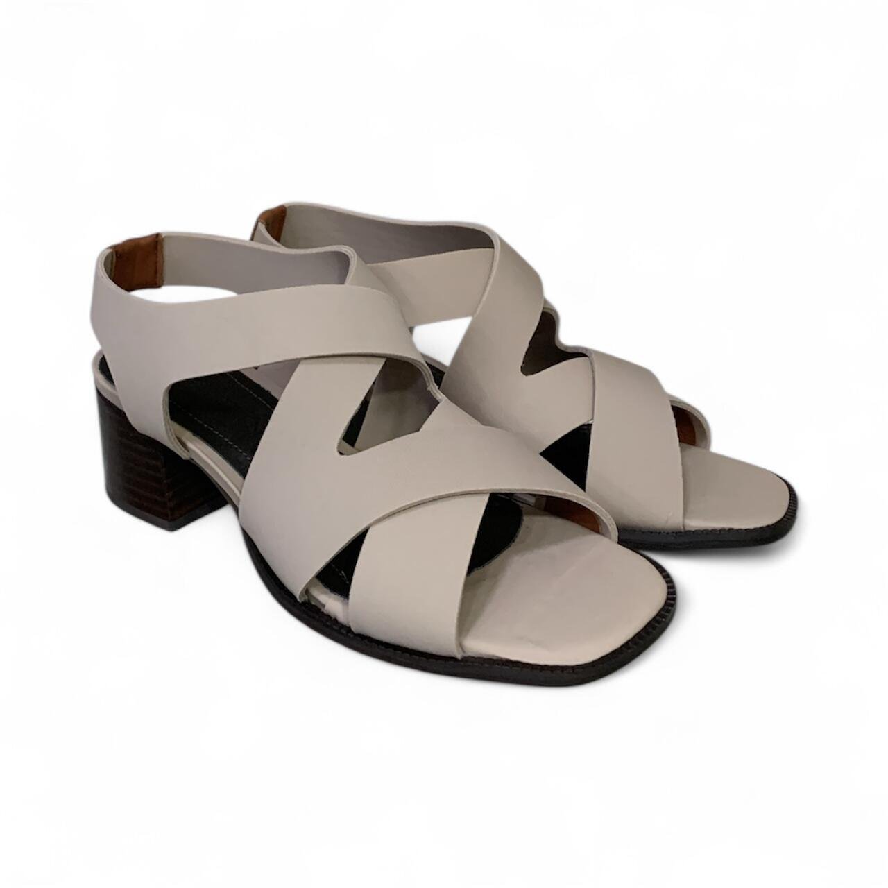 Sandália Feminina Moscardini em Lycra 413048 Areia 2