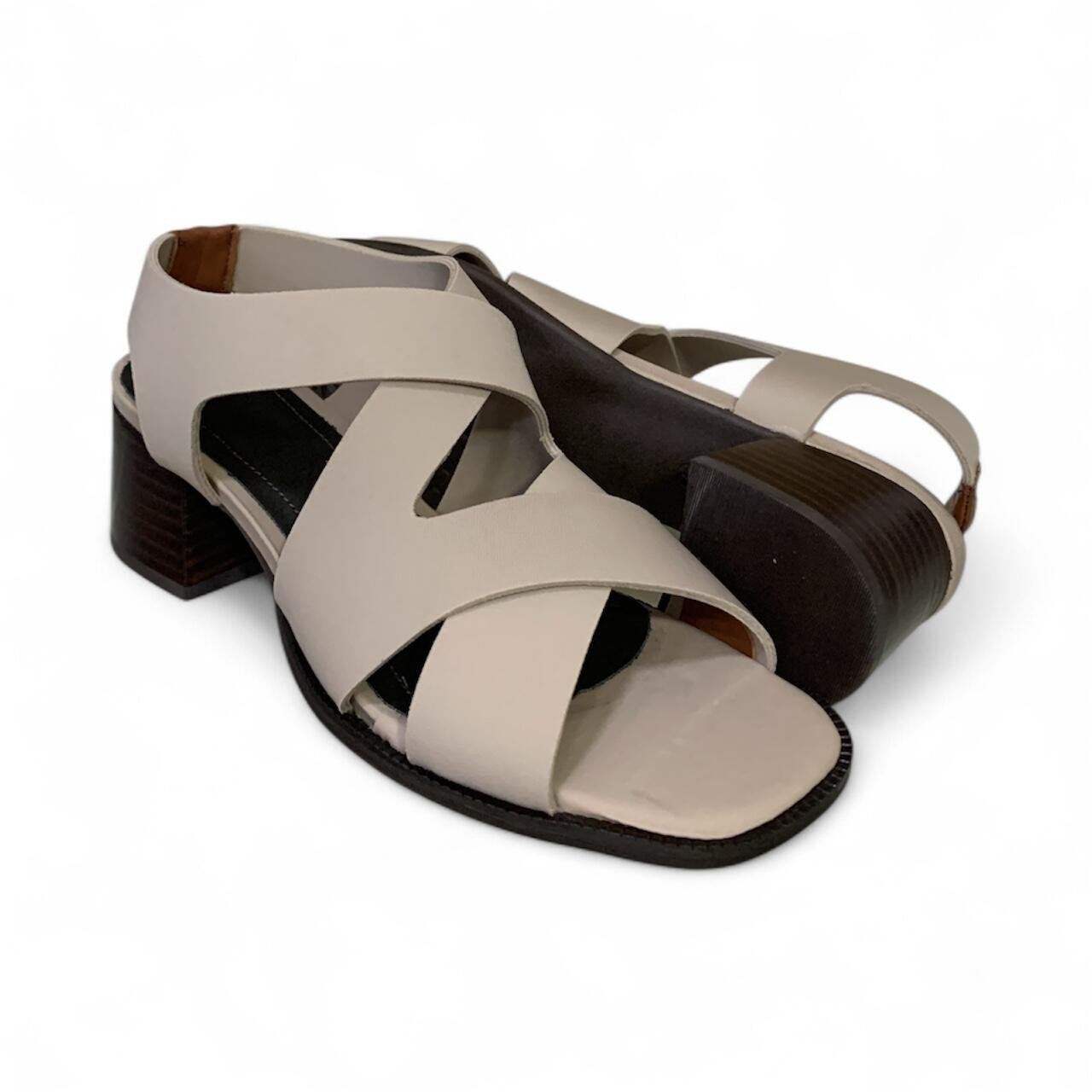 Sandália Feminina Moscardini em Lycra 413048 Areia 4