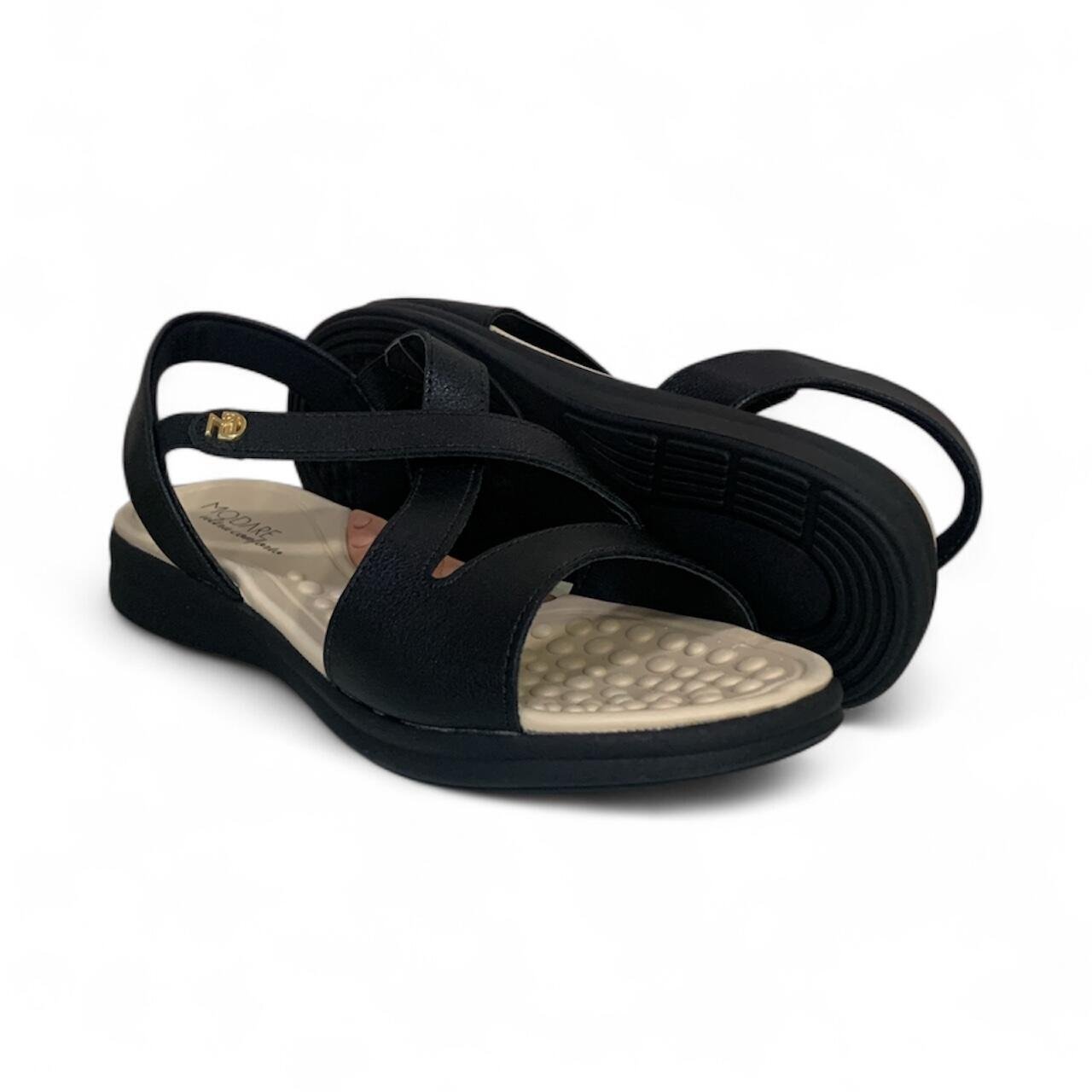 Sandália Feminina Modare Ultraconforto Massageadora 7174.121 Preto 4